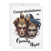 Congratulations on Your Theater Opening Night