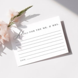 Tarjeta De Agradecimiento Consejo para el Sr. y la Sra. Card Modern Elegant