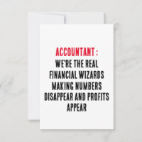 Contable Somos los verdaderos magos financieros, h