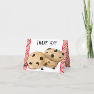 Tarjeta De Agradecimiento Cookies de chocolate gracias