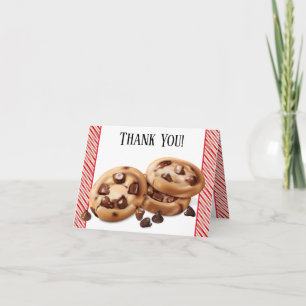Tarjeta De Agradecimiento Cookies de chocolate gracias
