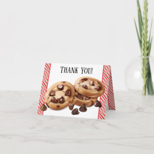 Tarjeta De Agradecimiento Cookies de chocolate gracias