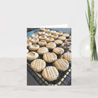 Tarjeta De Agradecimiento Cookies de mantequilla de cacahuete