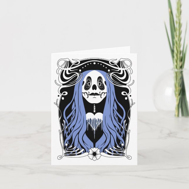 Tarjeta De Agradecimiento corazón congelado (Anverso)