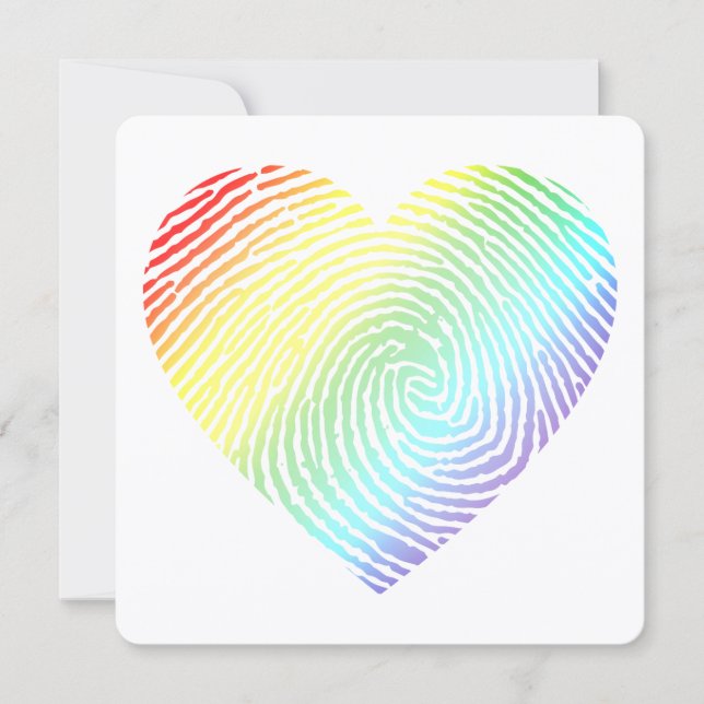Tarjeta De Agradecimiento Corazón de Gratitud (Anverso)