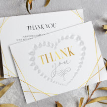 Corazón Elegante Perlas y Prosecco Dorado Bridal S