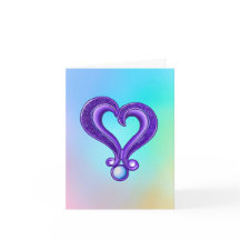 Corazón Morado Bonito