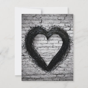 Tarjeta De Agradecimiento Corazón sobrante, Nº 02