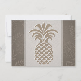 Tarjeta De Agradecimiento Corazones de piña Gracias Cartas