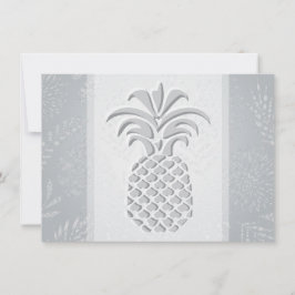 Tarjeta De Agradecimiento Corazones de piña Gracias Cartas