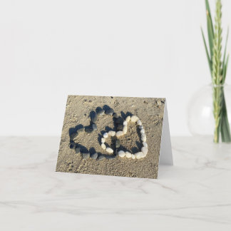 Tarjeta De Agradecimiento Corazones entrelazados