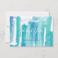 Corbata de agua teñida de azul teal Gracias Foto