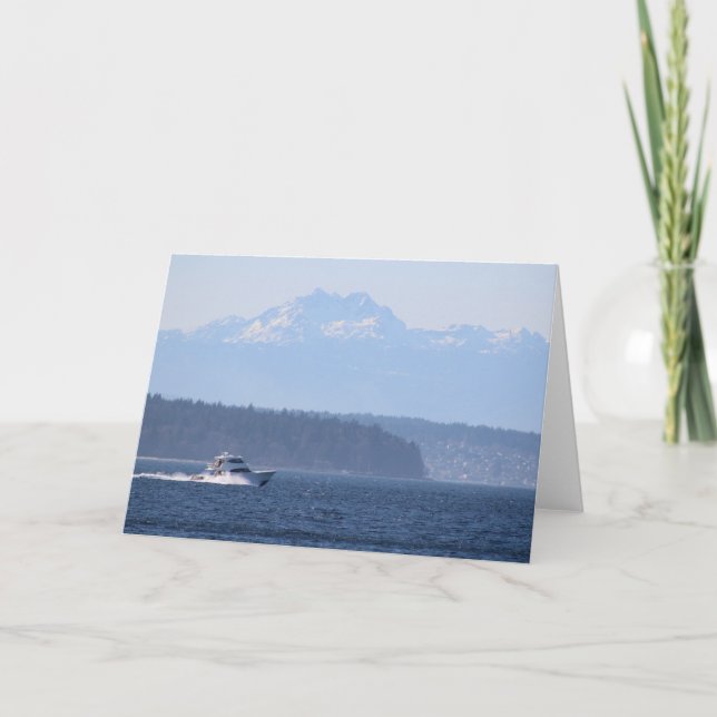 Tarjeta De Agradecimiento Cordillera Oceanscape Blank (Anverso)