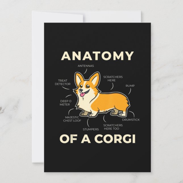 Tarjeta De Agradecimiento Corgi (Anverso)