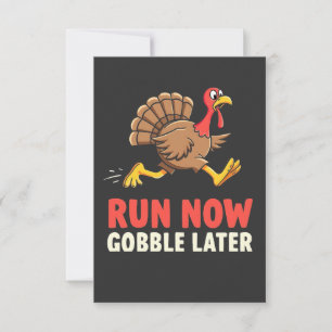 Tarjeta De Agradecimiento Correr ahora tambaleando después de la maratón de