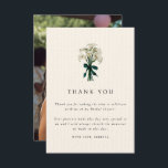Tarjeta De Agradecimiento Cortadora de fotos elegante de Calla blanca Lily<br><div class="desc">Tarjeta de agradecimiento de la novia White Calla Lily Elegant Wedding con plantilla de fotos personalizado en la parte posterior</div>