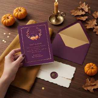 Tarjeta De Agradecimiento Cosecha del Poeta Ciruela Elegante Gracias