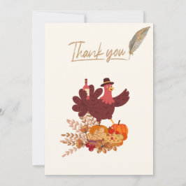 Tarjeta De Agradecimiento Cosecha Gratitud: Saludos de Acción de Gracias