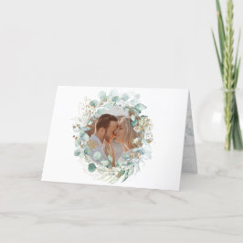 Tarjeta De Agradecimiento Costumbre judía de boda Chuppah Foto