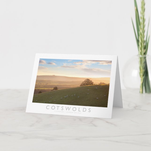 Tarjeta De Agradecimiento Cotswolds (Anverso)