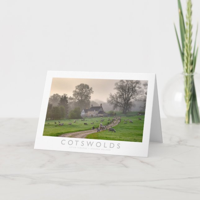Tarjeta De Agradecimiento Cotswolds (Anverso)