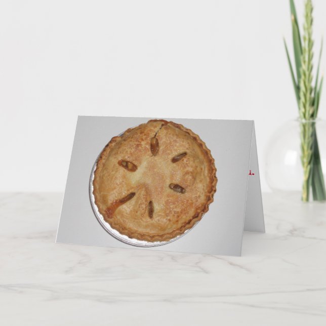 Tarjeta de agradecimiento "Country Apple Pie" (Anverso)