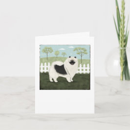 Tarjeta De Agradecimiento Country Keeshond