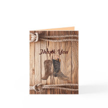 Cowboy Boots Western country Wedding gracias