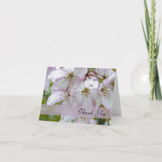 Tarjeta De Agradecimiento Crab Apple Blossoms Bridesmaid Thank You