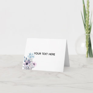 Tarjeta De Agradecimiento Crea Tu Propia Floral