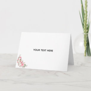 Tarjeta De Agradecimiento Crea Tu Propia Floral 