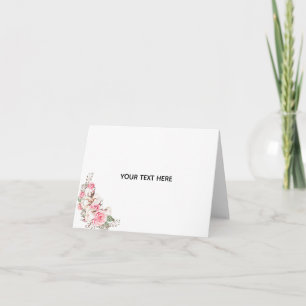 Tarjeta De Agradecimiento Crea Tu Propia Floral 