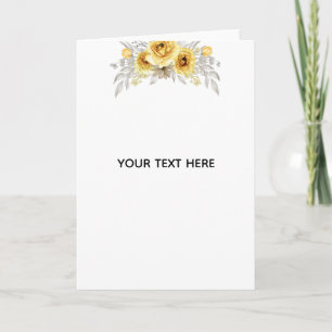 Tarjeta De Agradecimiento Crea Tu Propia Floral