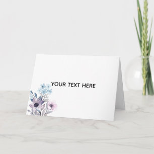 Tarjeta De Agradecimiento Crea Tu Propia Floral 
