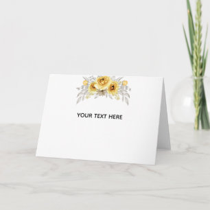 Tarjeta De Agradecimiento Crea Tu Propia Floral