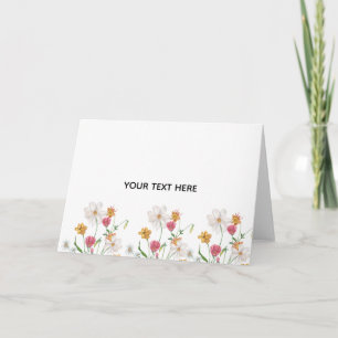 Tarjeta De Agradecimiento Crea Tu Propia Floral 