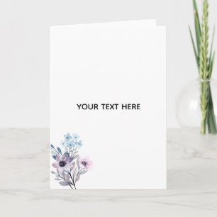 Tarjeta De Agradecimiento Crea Tu Propia Floral 