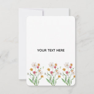 Tarjeta De Agradecimiento Crea Tu Propia Floral 