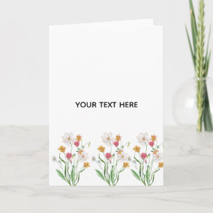 Tarjeta De Agradecimiento Crea Tu Propia Floral 