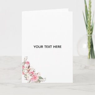 Tarjeta De Agradecimiento Crea Tu Propia Floral 