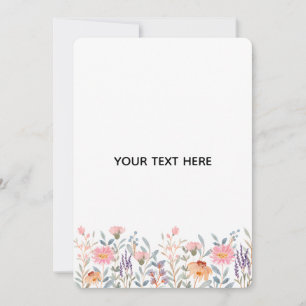 Tarjeta De Agradecimiento Crea Tu Propia Floral 