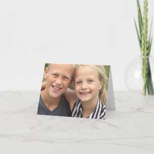 Tarjeta De Agradecimiento Crea tu propia foto