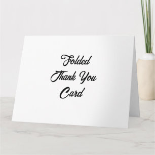 Tarjeta De Agradecimiento Crea tu propia promoción 8.5" x 11" doblada