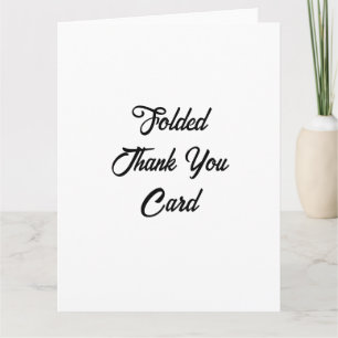 Tarjeta De Agradecimiento Crea tu propia promoción 8.5" x 11" doblada