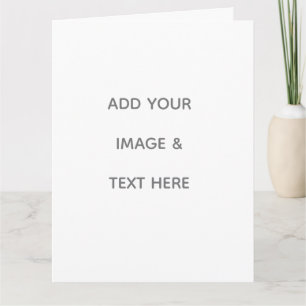 Tarjeta De Agradecimiento Crea tu propio blanco 