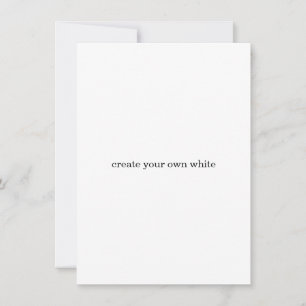 Tarjeta De Agradecimiento crea tu propio blanco