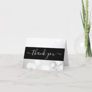 Tarjeta De Agradecimiento Crea tu propio Bokeh ligero y sutil