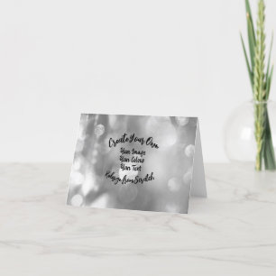 Tarjeta De Agradecimiento Crea tu propio color/diseño personalizado