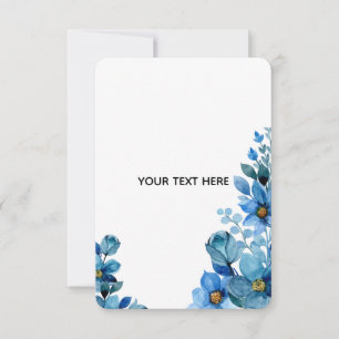 Tarjeta De Agradecimiento Crea tu propio diseño botánico