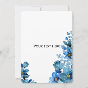Tarjeta De Agradecimiento Crea tu propio diseño botánico